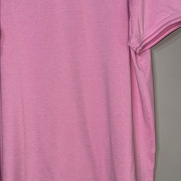 Light Pink Polo Shirt with Classic Collar and Short Sleeves - Picture 6 of 13